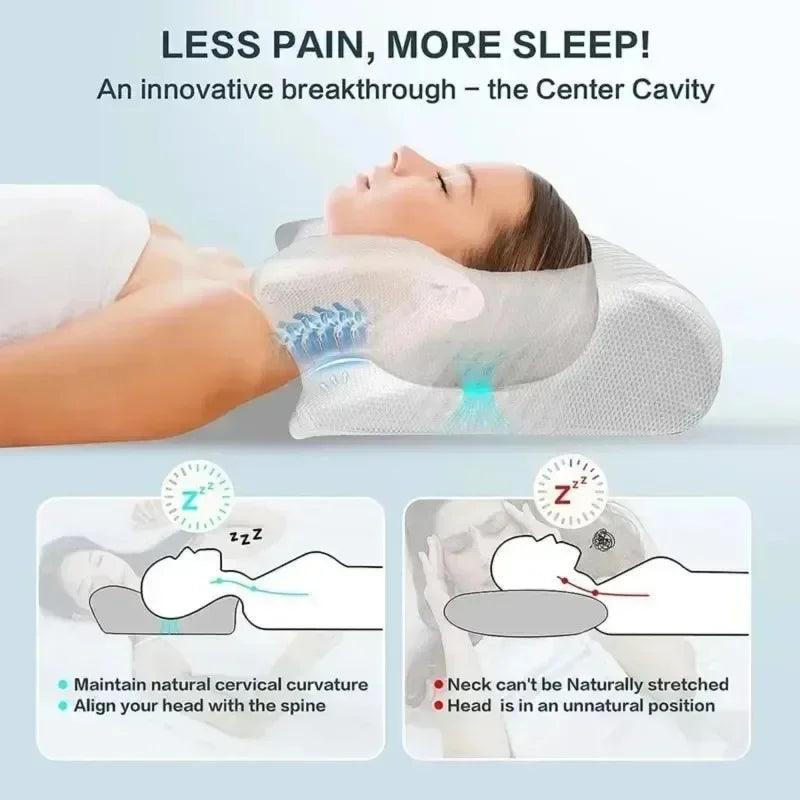 Ergonomic Memory Foam Cervical Pillow Neck Support