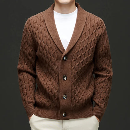 Finnegan Wool Blend Cardigan - Jack Hafford