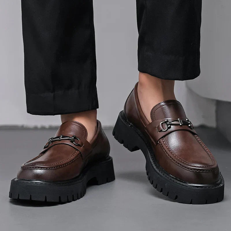 Men's Leather Dress Loafers