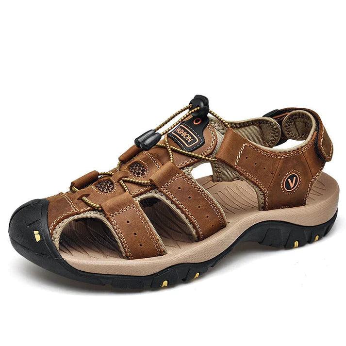 Men's Closed Toe Sandals Adjustable Strap