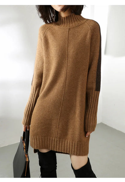 Women's Cable Knit Sweater Dress
