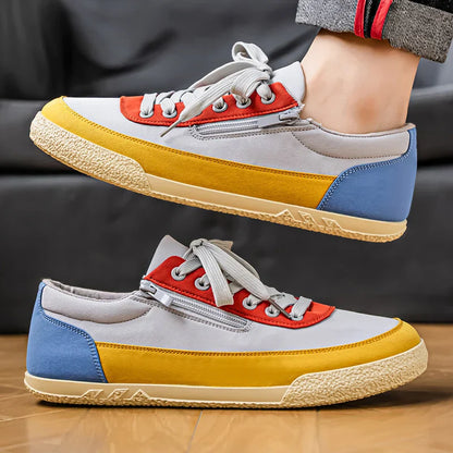 Lusso Men's Canvas Supportive Sneakers - VibreMode