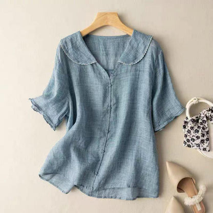 Elegant Lace Women's Blouse
