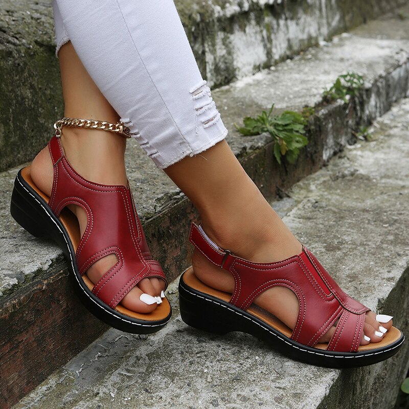 Chic Leather Summer Sandals
