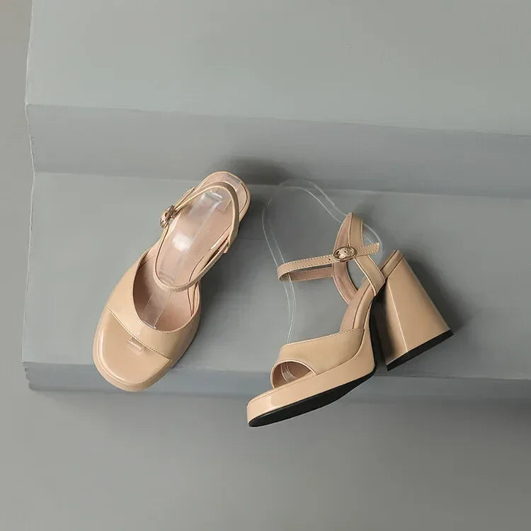 Shiny High Heel Shoes