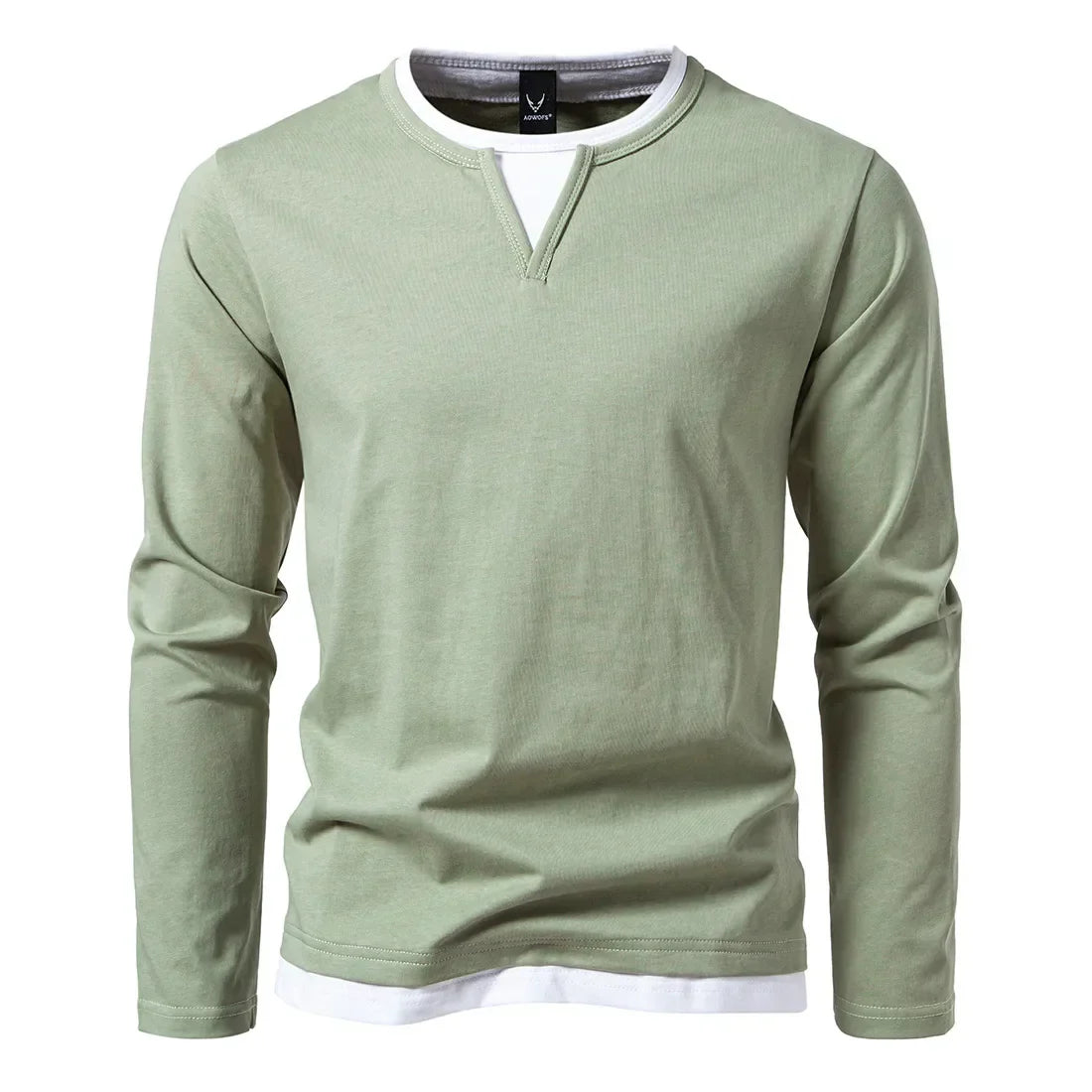 Men's Henley Long Sleeve Shirt