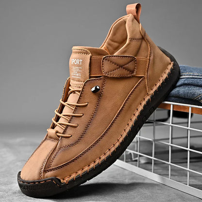Men's Walking Sneakers Moc Stitching Durable Outsole - VibreMode