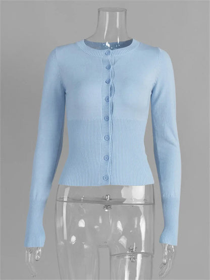 Alessina Women's Slim Fit Knit Cardigan
