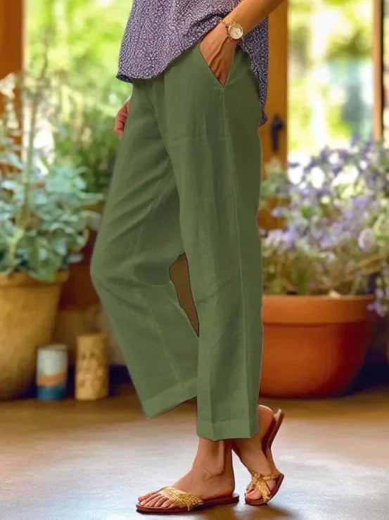 Comfortable Mid-Length Casual Pants
