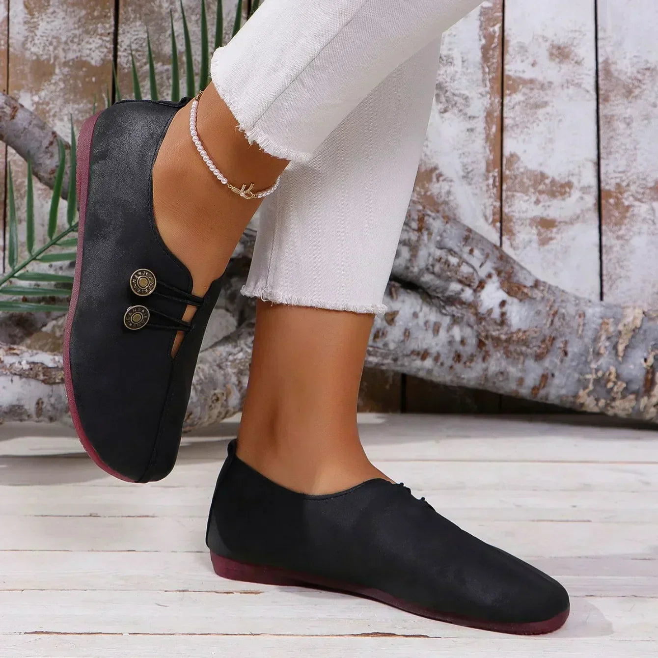 Comfortable Suede Ladies Slip On Shoes