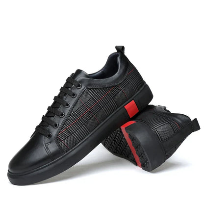 Men's Italian Leather Sneakers Classic Comfortable