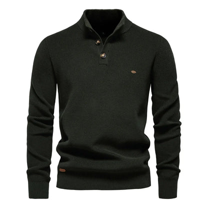 Classic Button Front Knit Sweater