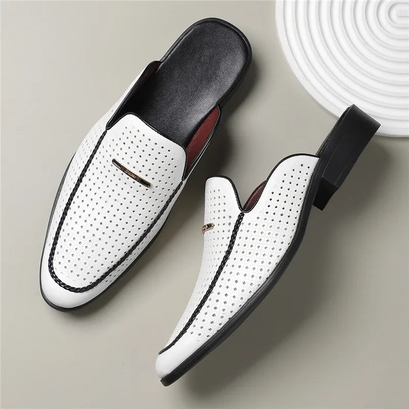 Women's Leather Summer Mules