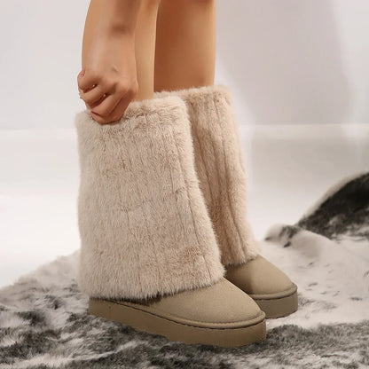 Luxurious Faux Fur Winter Boots