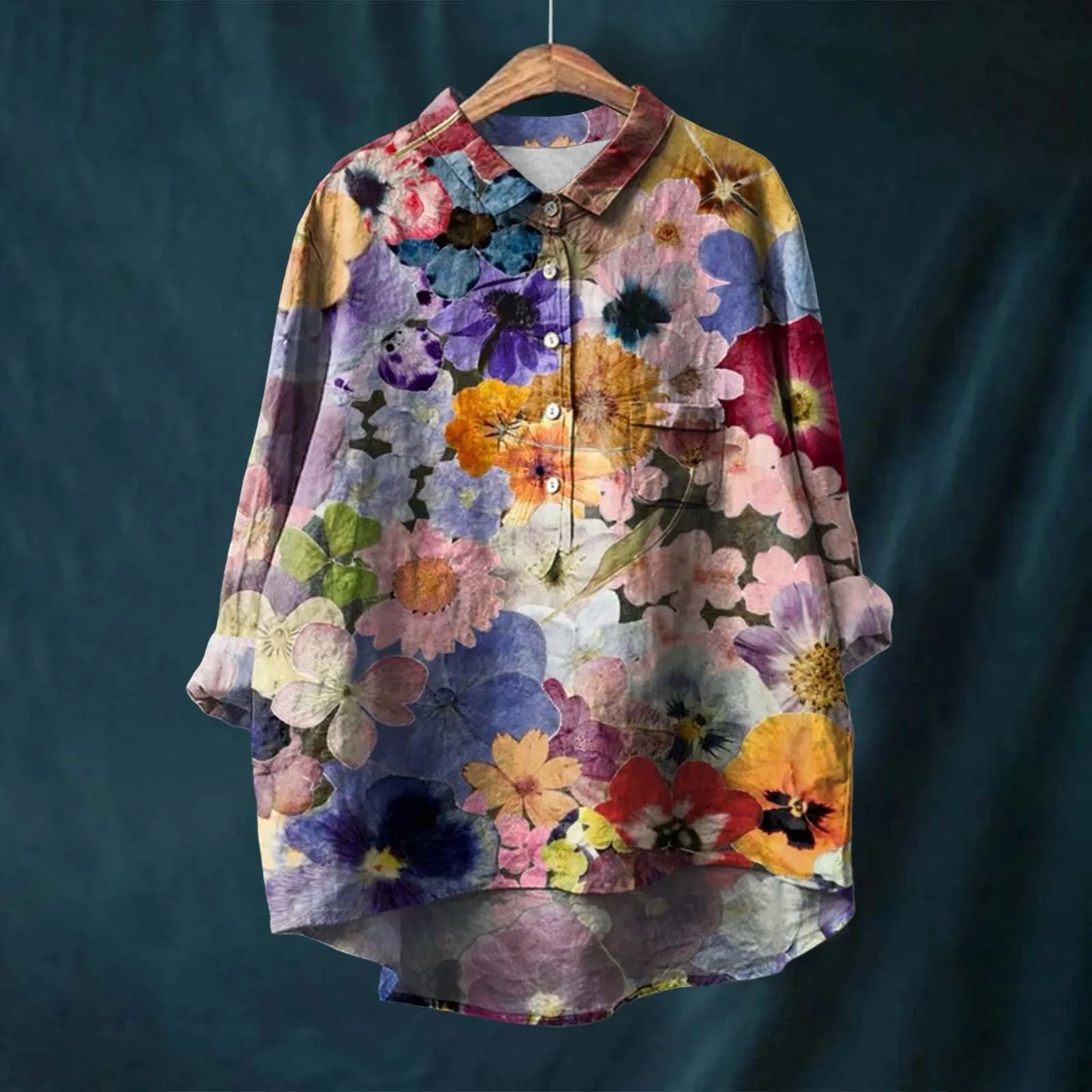 Floral Women's Casual Spring Blouse