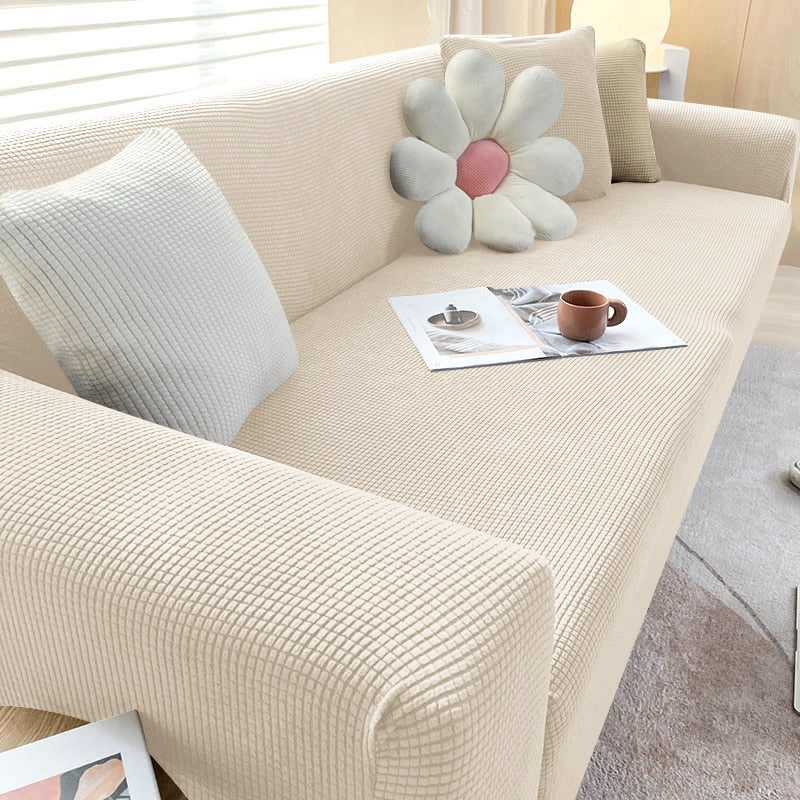 Stretch Sofa Slipcover Non-Slip Fabric Protector