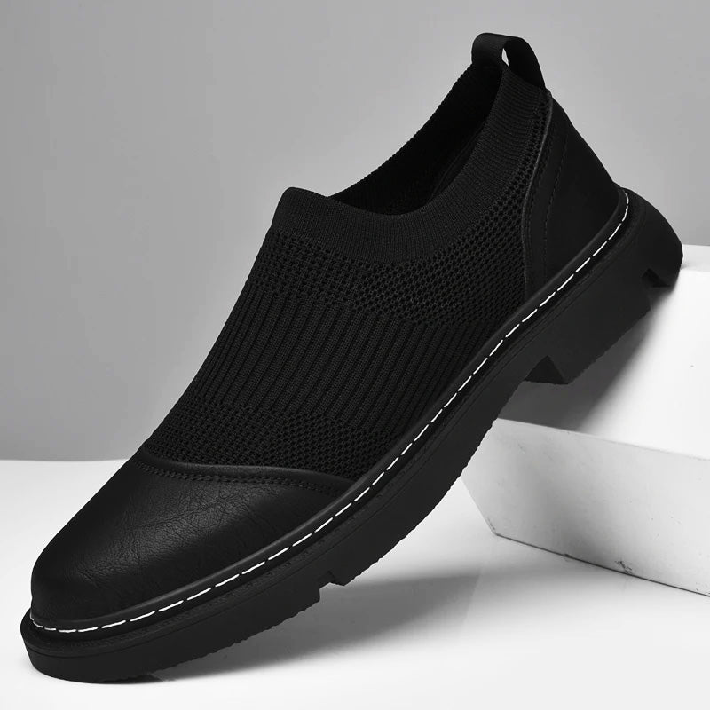 Premium Breathable Leather Sneakers