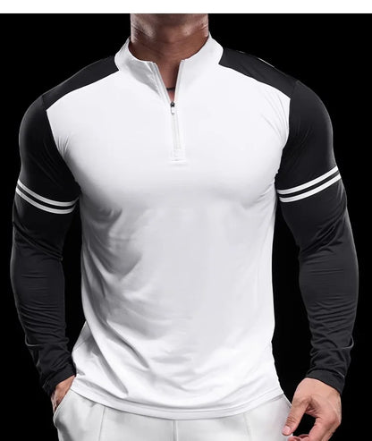 Men's Half-Zip Gym Shirt