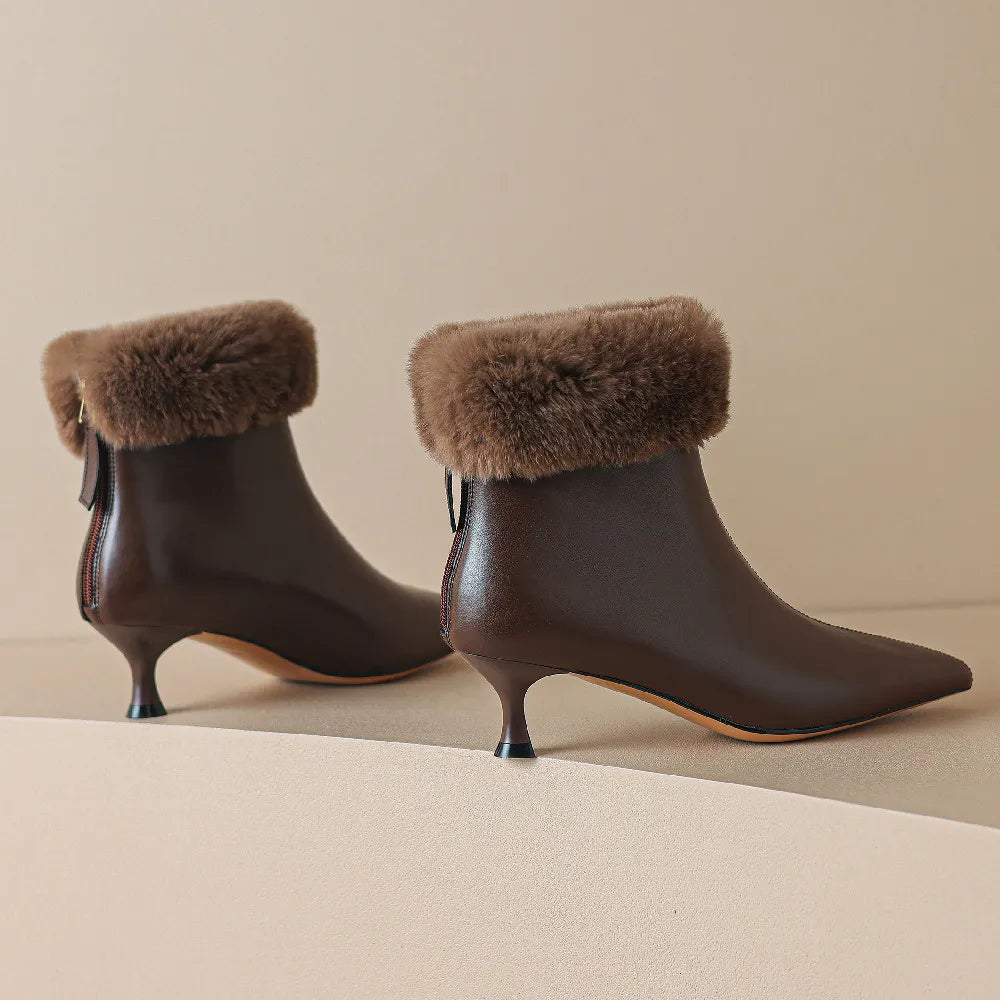 Women's Leather Ankle Boots
