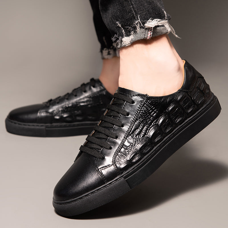 Premium Genuine Leather Trainers