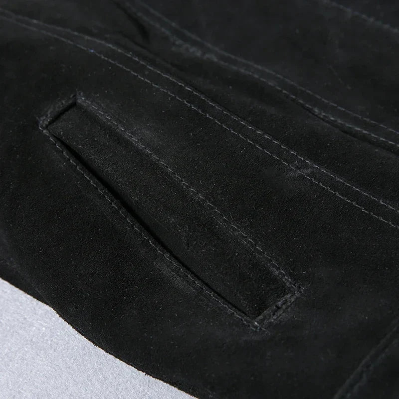 Soft Suede Leather Jacket