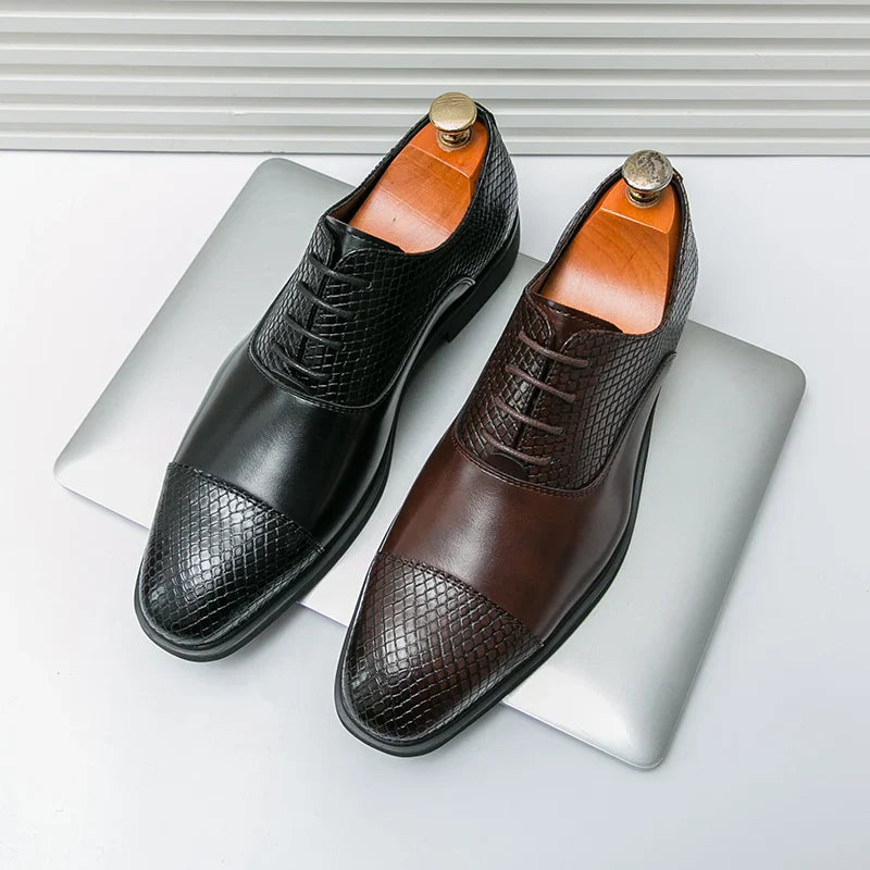 Authentic Luxury Leather Brogue Shoes