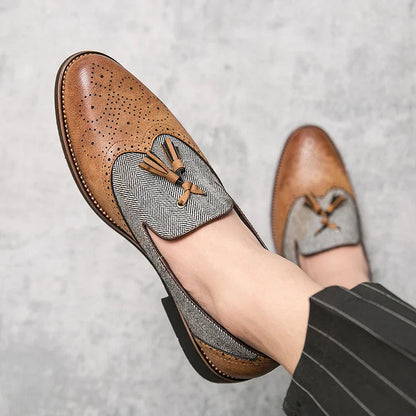 Men's Leather Tassel Loafers