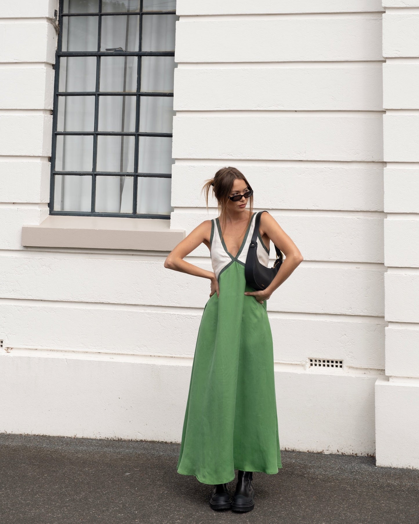 Chic High Low Maxi Dress