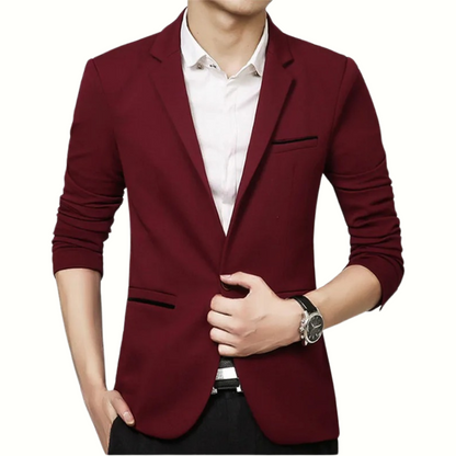 Men's Blazer Refined Wool Tailored Fit