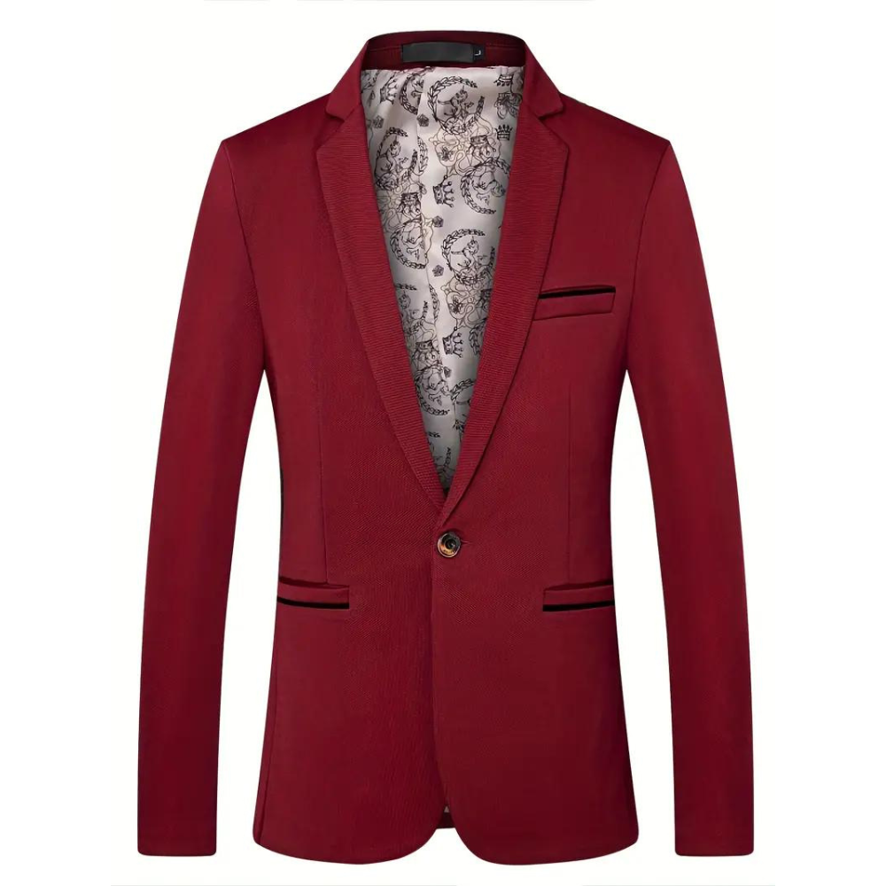 Men's Blazer Refined Wool Tailored Fit
