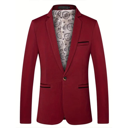 Men's Blazer Refined Wool Tailored Fit