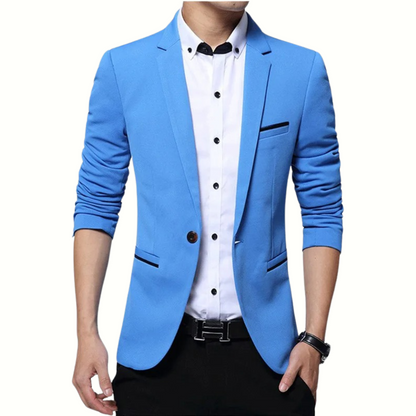 Men's Blazer Refined Wool Tailored Fit