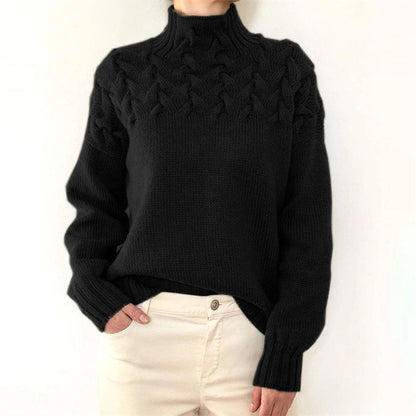 Women's Lightweight Knit Sweater With Collar