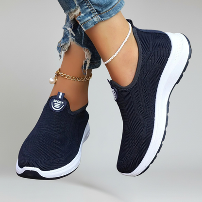 Comfortable Women's Air Mesh Sneakers with Grip Soles