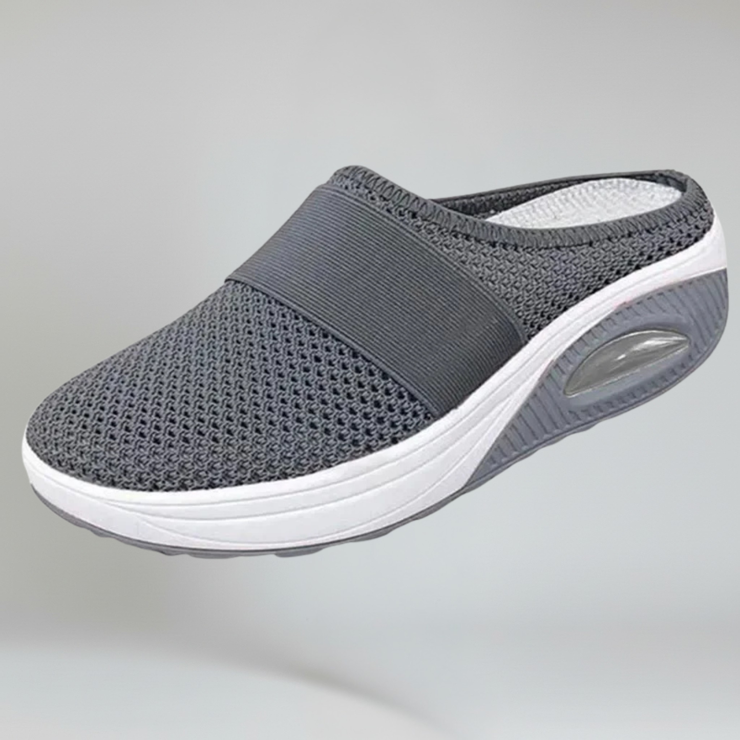 Comfortable Women's Slip On Sandals Breathable Mesh Mules