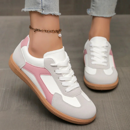 Fashionable Lace Up Women's Sneakers
