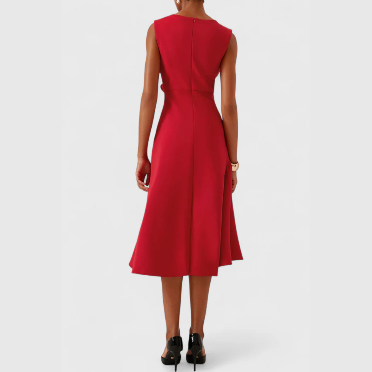 Women's Asymmetric Midi Dress