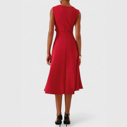 Women's Asymmetric Midi Dress