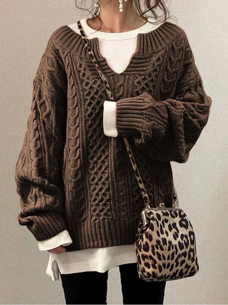 Classic Ladies Spring Knit Sweater