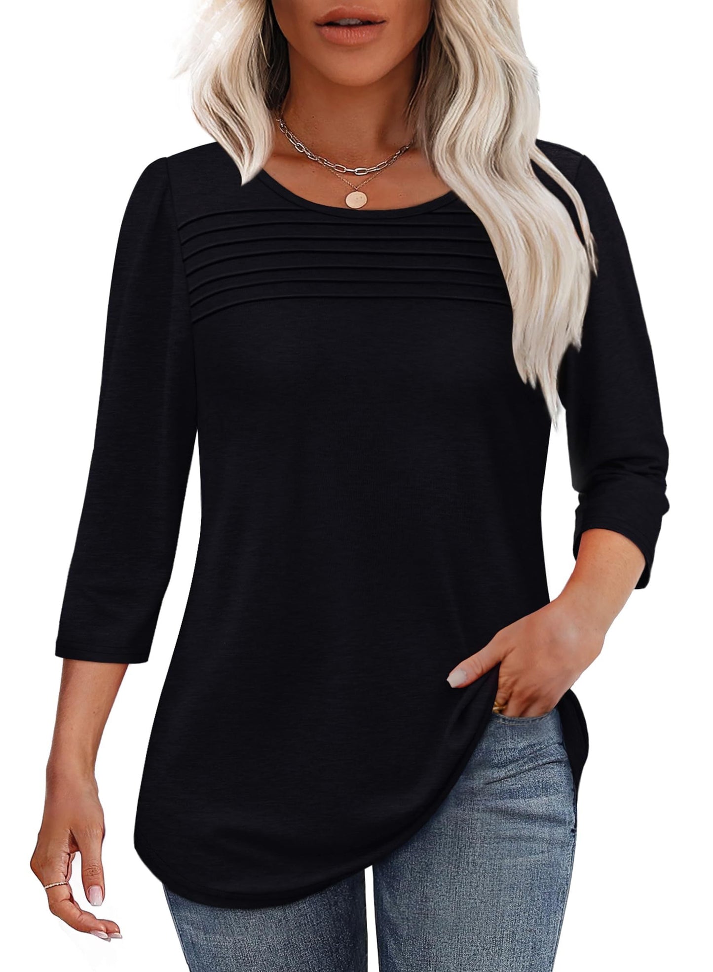 Lena | Ladies' Classic Fit Flare Top
