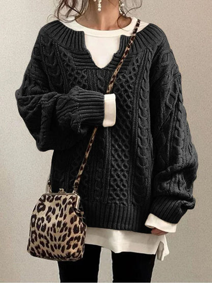 Classic Ladies Spring Knit Sweater