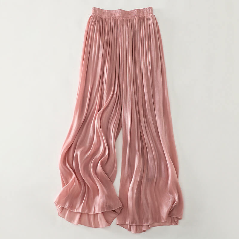 Elegant Soft Satin Trousers