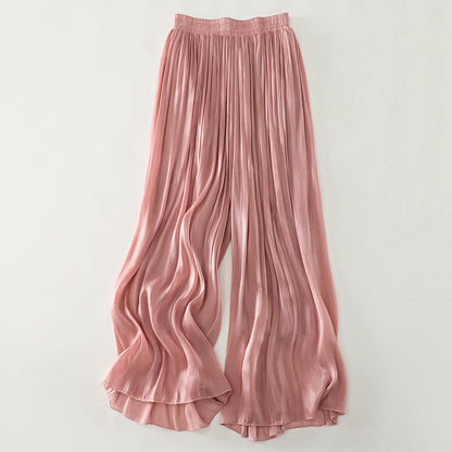 Elegant Soft Satin Trousers