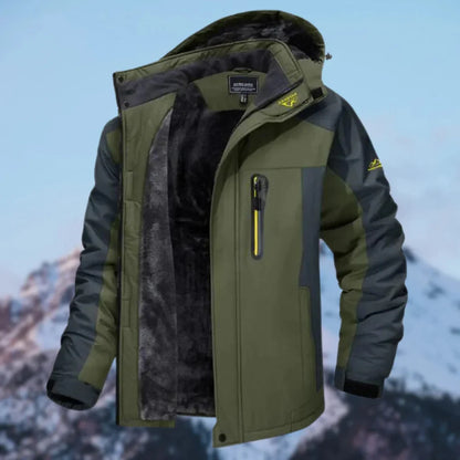 Men's Water-Resistant Winter Jacket Casual Style - VibreMode