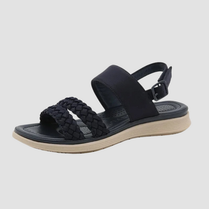 Chic Vegan Leather Summer Sandals