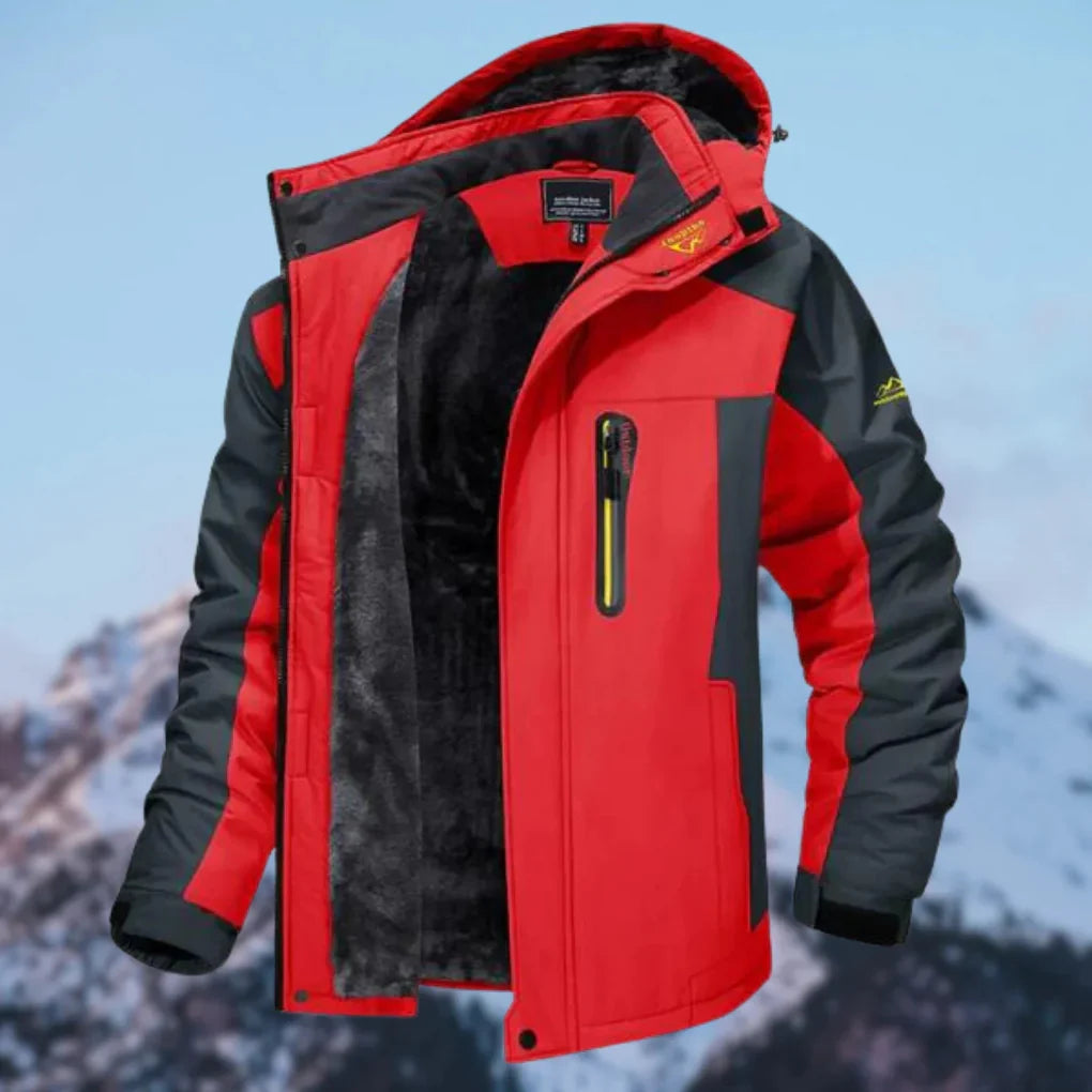 Men's Water-Resistant Winter Jacket Casual Style