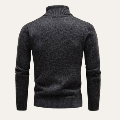 Highclere Men's Merino Turtleneck Sweater