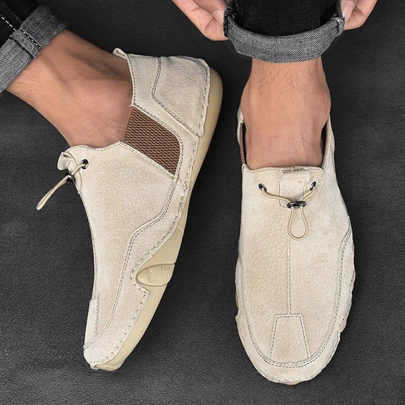 Men's Slip On Shoes Elastic Sides Casual - VibreMode