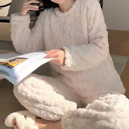 Women's Soft Fleece Pajama Set