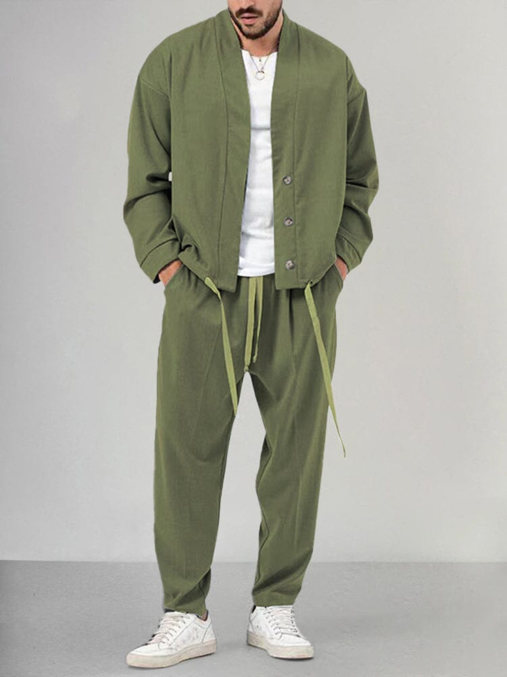 Men's 2-Piece Lounge Pants Set - VibreMode
